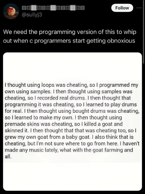 Programming Goat Farming Escalation