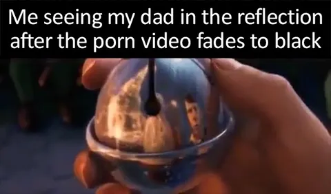 Dad Appears in the Reflection