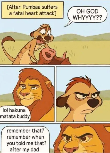 Pumbaa Suffers a Fatal Heart Attack