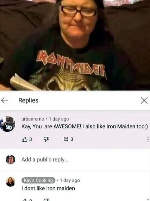 I Don’t Like Iron Maiden
