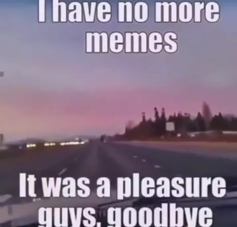 No More Memes Goodbye
