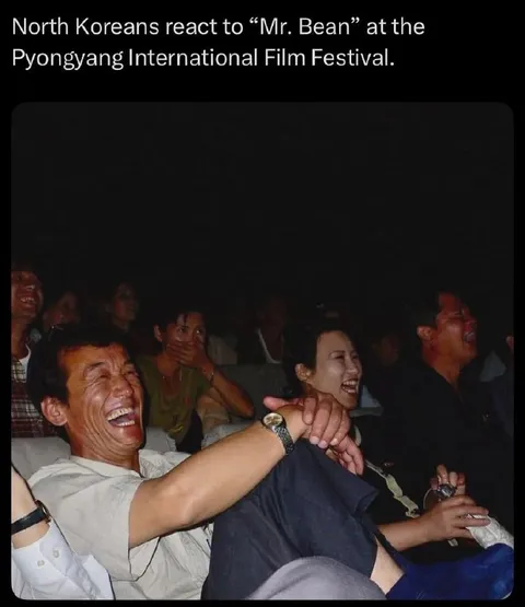 North Koreans Laugh at Mr. Bean