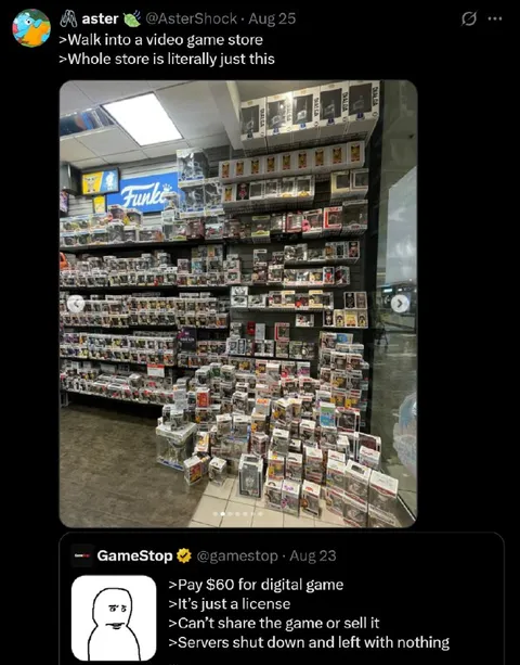Video Game Store Is Just Funko Pops