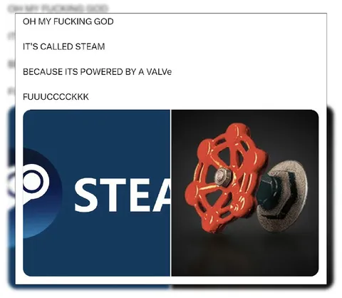 Steam Powered by a Valve