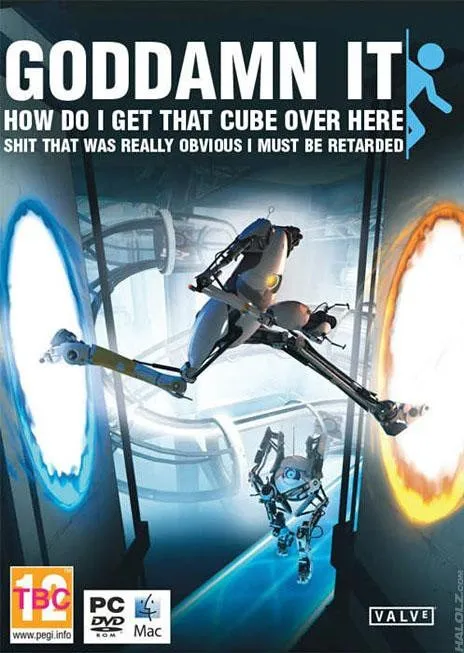 Portal Cube Obvious Puzzle