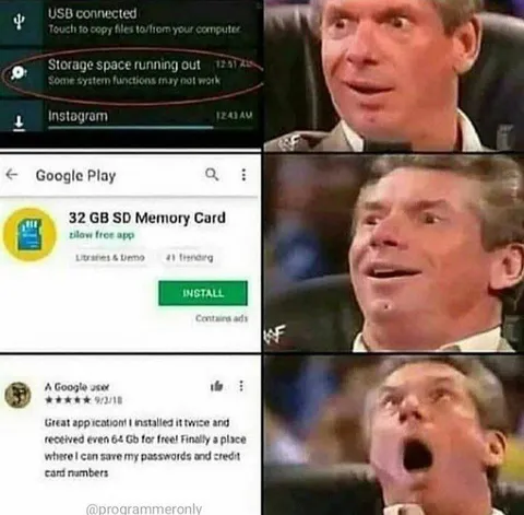 Vince McMahon Loves Free Storage