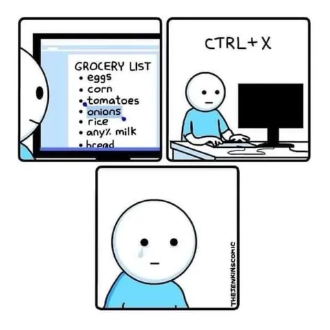 Ctrl+X Grocery List