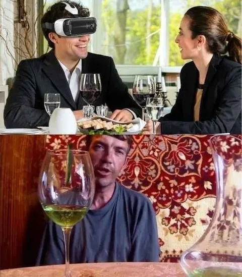 Виртуальный ужин с вином