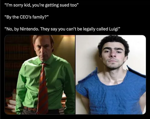 Nintendo Says You Can't Be Luigi