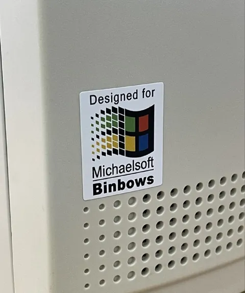 Michaelsoft Binbows Sticker