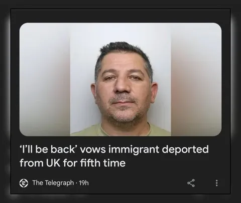 I'll Be Back Deportation Headline