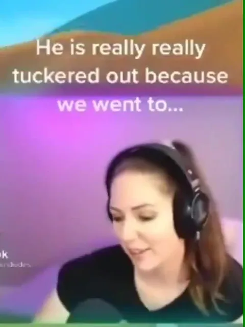 He Is Really Really Tuckered Out