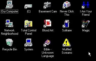 Cursed Windows Desktop Icons