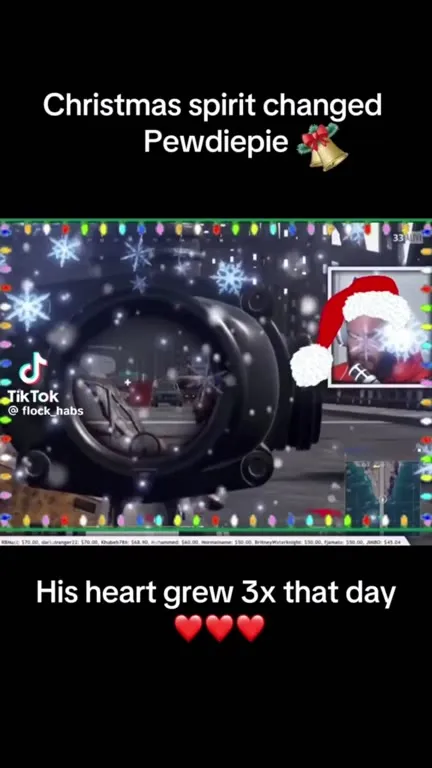 PewDiePie’s Christmas Spirit Changed
