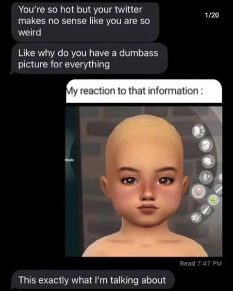 My reaction to that information