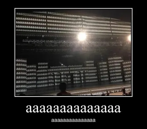 Screaming A Letter Screen
