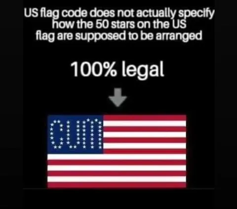 100% Legal US Flag