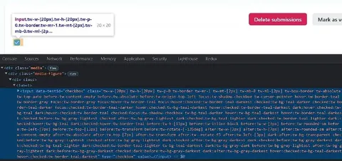 Developer Tools Checkbox Overload