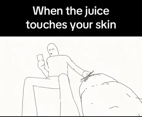 When Juice Touches Your Skin