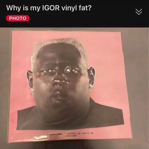 Why Is My IGOR Vinyl Fat?
