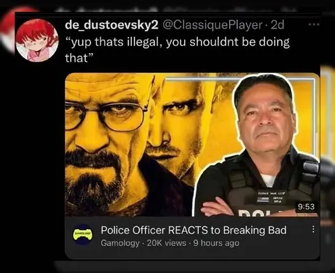 Police Officer Reacts to Breaking Bad