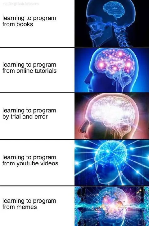 Learning to Program from Memes