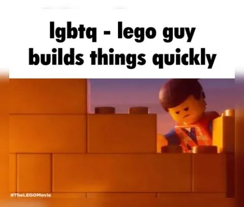 LGBTQ Lego Guy Builds Quickly