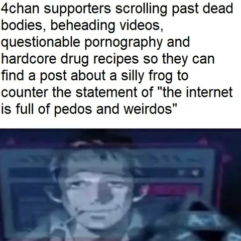 4chan Supporters Scroll Past Horrors