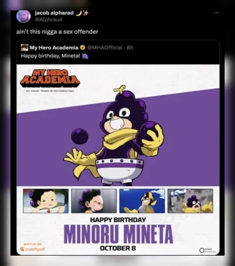 Mineta Birthday Sex Offender Joke