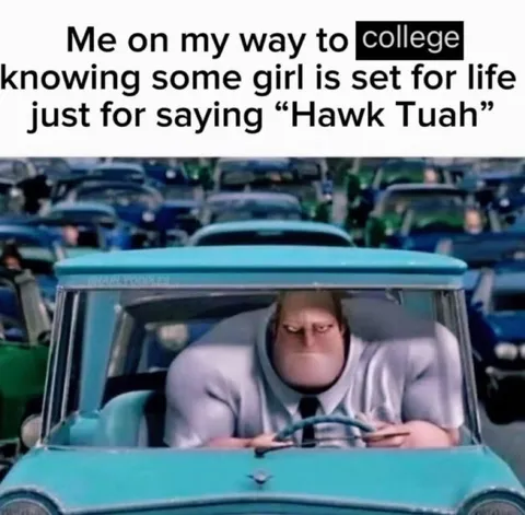 Hawk Tuah College Drive