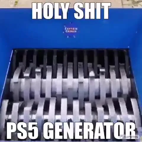 Holy Shit PS5 Generator