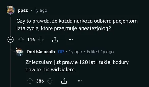 Narkozą przejęte lata życia