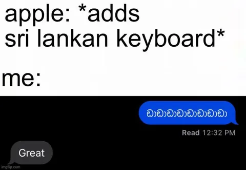 Apple Adds a Sri Lankan Keyboard