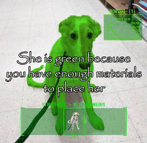 Green Borzoi Has Enough Materials