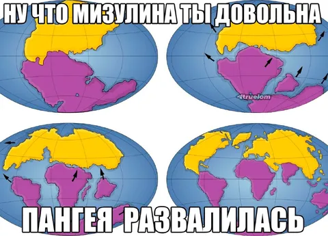 Мизулина довольна распадом Пангеи