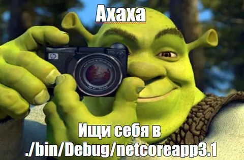 Шрек ищет себя в Debug