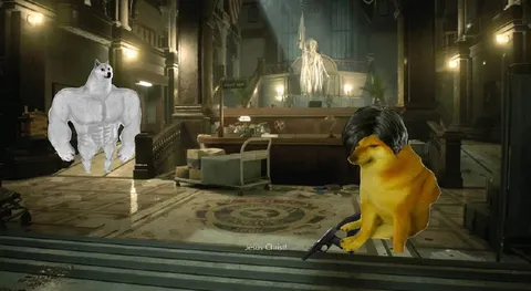 Jesus Christ Armed Doge