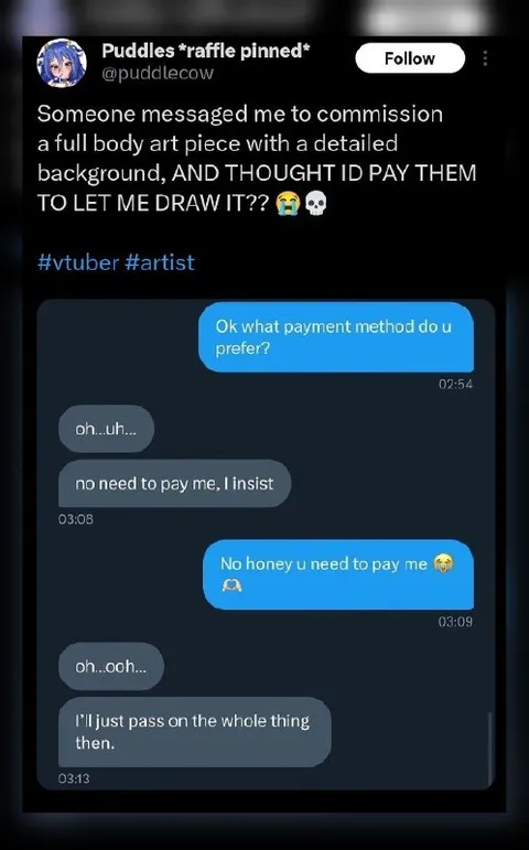 Artist Refuses Payment