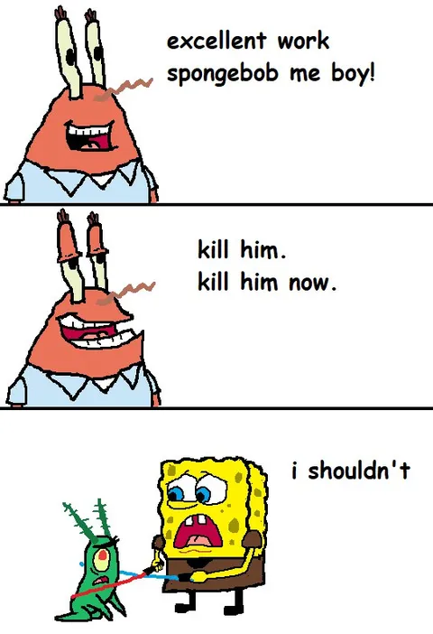 Mr. Krabs Orders SpongeBob