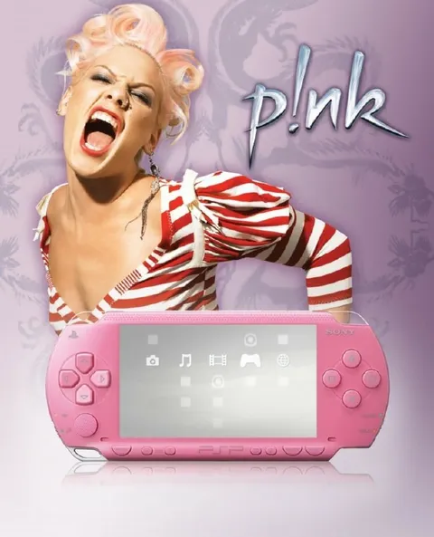 Пинк и розовая PSP