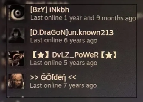 Last Online Years Ago