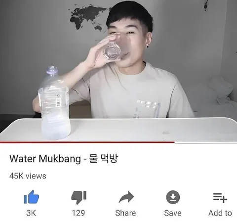 Water Mukbang Video