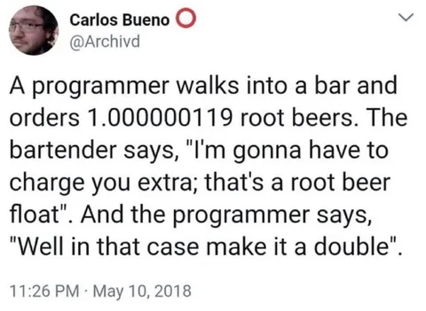 Programmer Orders Root Beer