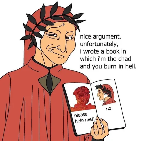 Dante Wins the Argument
