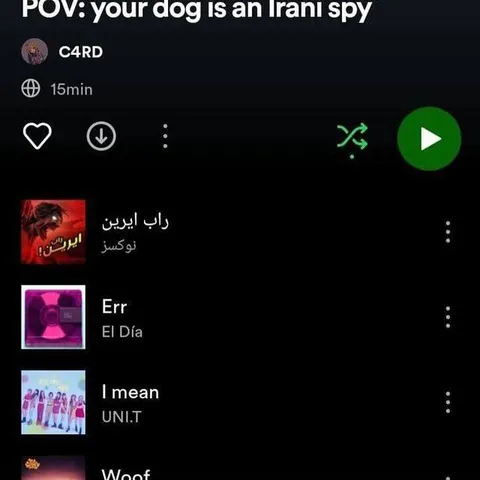 Dog Is an Iranian Spy