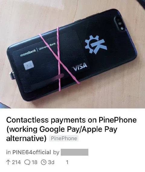 Contactless Payments on PinePhone