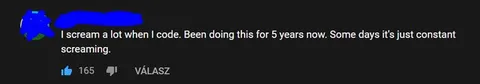 Programmer Screaming While Coding