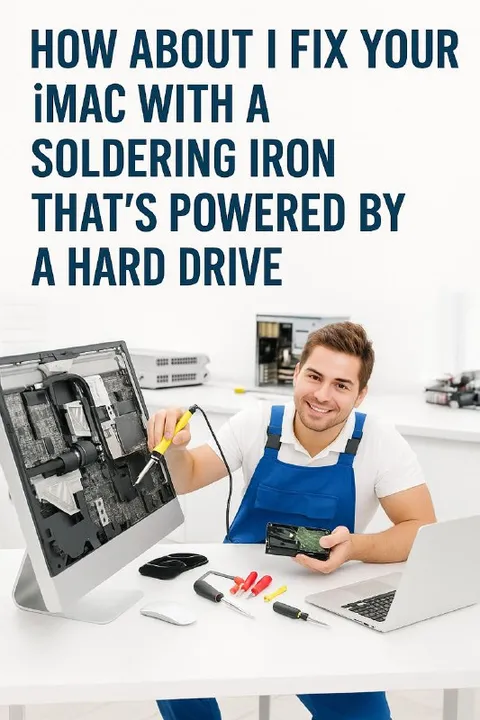 Hard Drive Powered Soldering Iron