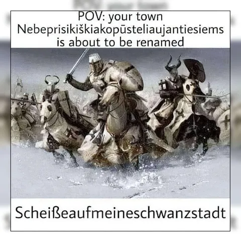 Miesto pervadinimas į vokiečių kalbą