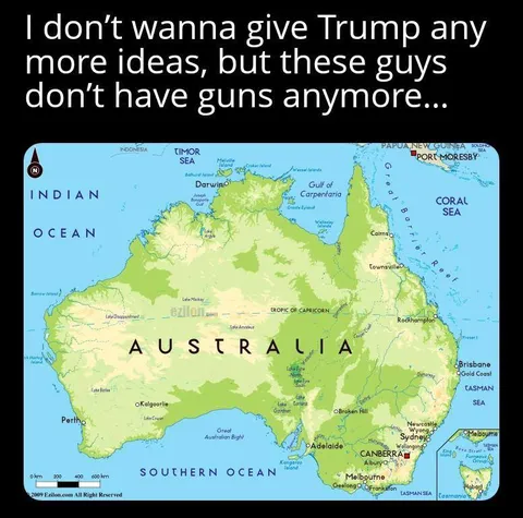 Australia Has No Guns Left
